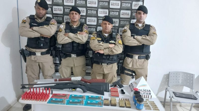 Polícia apreende arsenal avaliado em mais de R$ 700 mil Nesta segunda